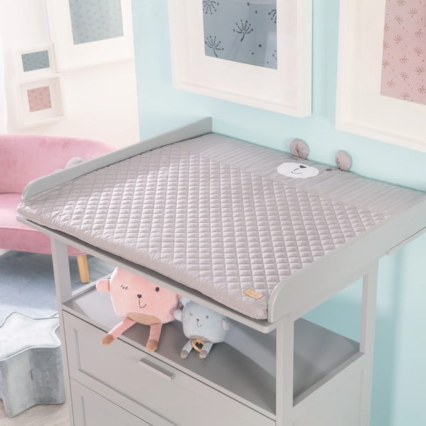 Светлосива детска постелка за игра Roba style - Roba-image-3