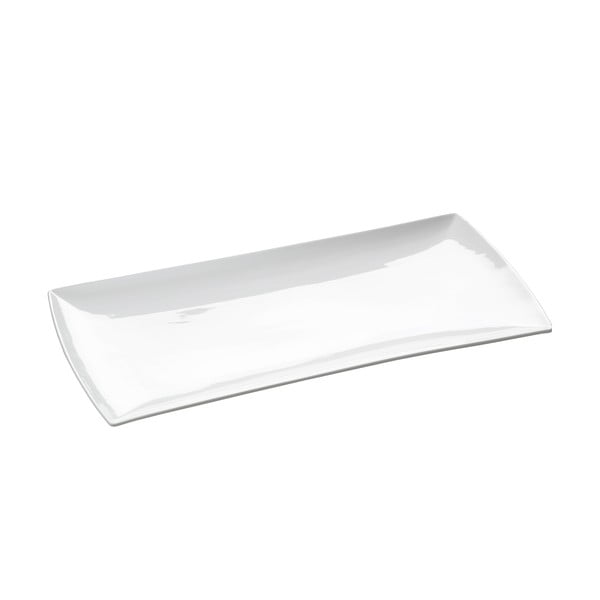 Бяла порцеланова чиния East Meets West, 45,5 x 22 cm - Maxwell & Williams