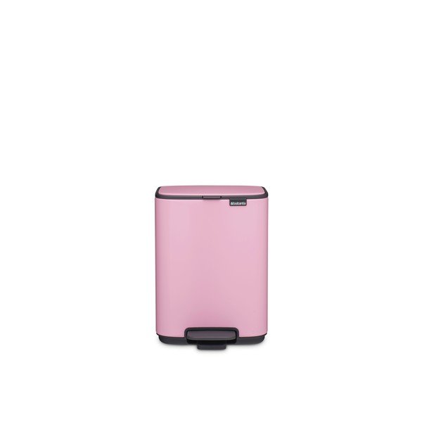 Розово стоманено кошче за боклук с педал 4 l Bo – Brabantia-image-4