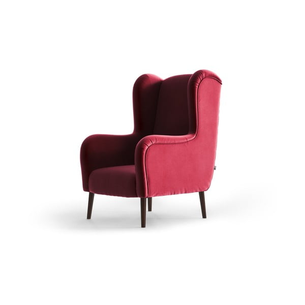 Кресло от червено кадифе Muette - My Pop Design