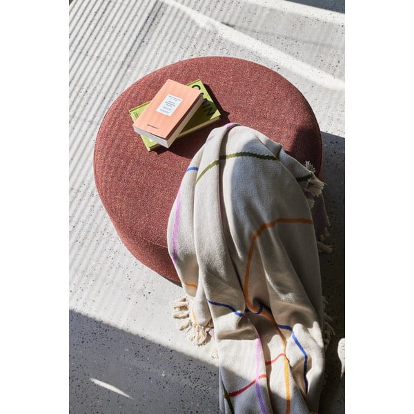 Червена табуретка Marshmellow – Hübsch-image-2