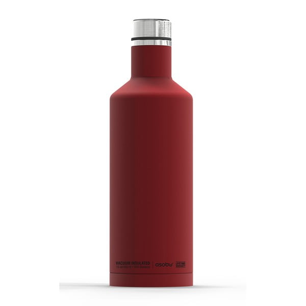 Červená termolahev Asobu Times Square Travel Bottle, 440 ml