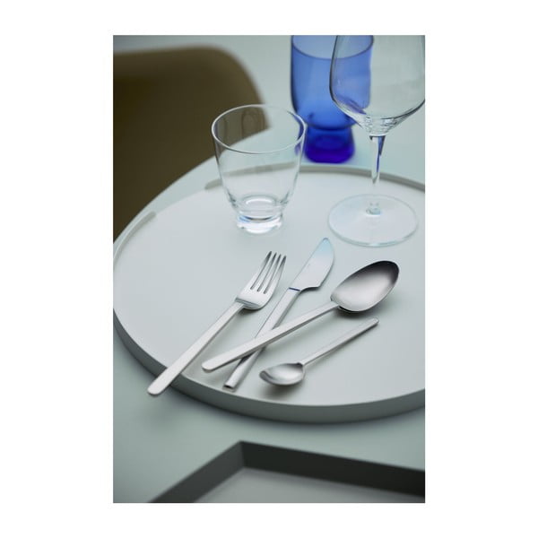 Прибори за хранене от неръждаема стомана в сребрист цвят 16 бр. Norm – Gense-image-1