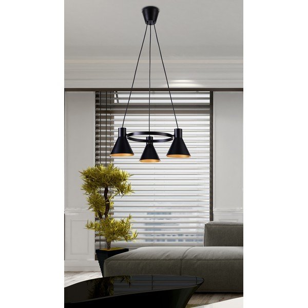 Висяща лампа в черно-бронзов цвят More – Candellux Lighting-image-1