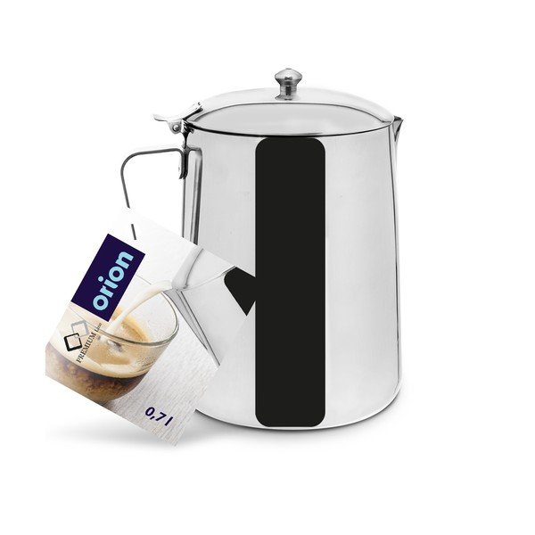 Чайник от неръждаема стомана в сребрист цвят 700 ml Anett – Orion-image-3