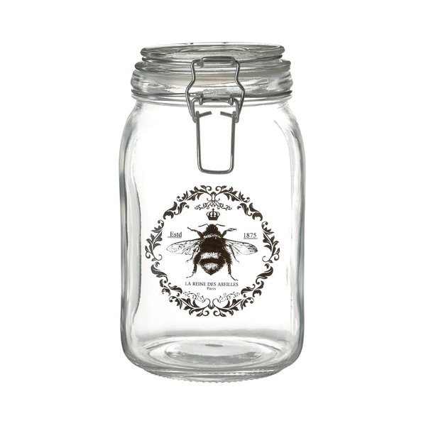 Skleněná úložná dóza Premier Housewares Queen Bee, 1700 ml