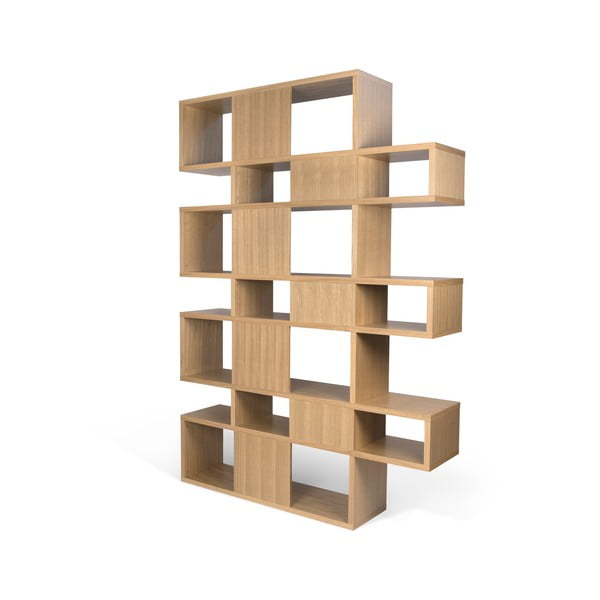 Кафяв шкаф за книги Лондон, 220 x 34 cm - TemaHome-image-3