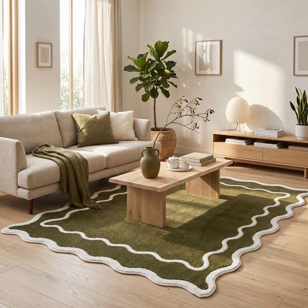 Тъмнозелен килим 120x170 cm Dolce – ESTE-image-1
