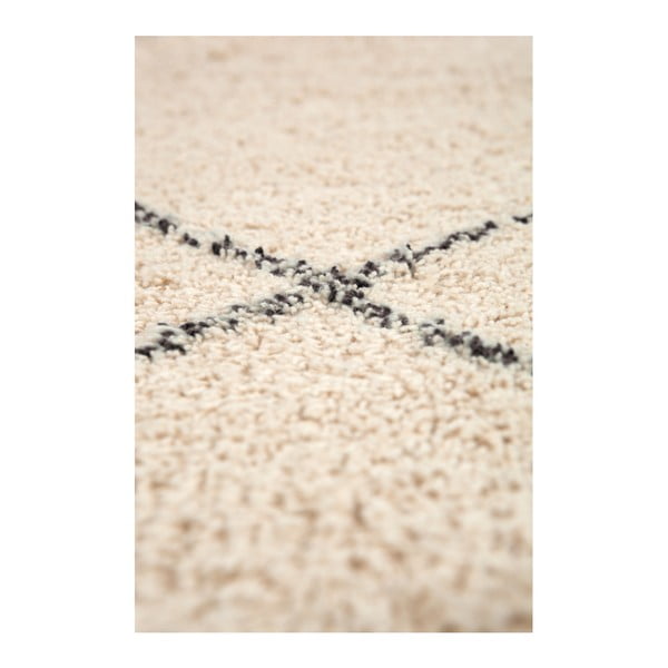 Памучен килим с черни детайли , 110 x 170 cm Tanvi - Nattiot-image-2