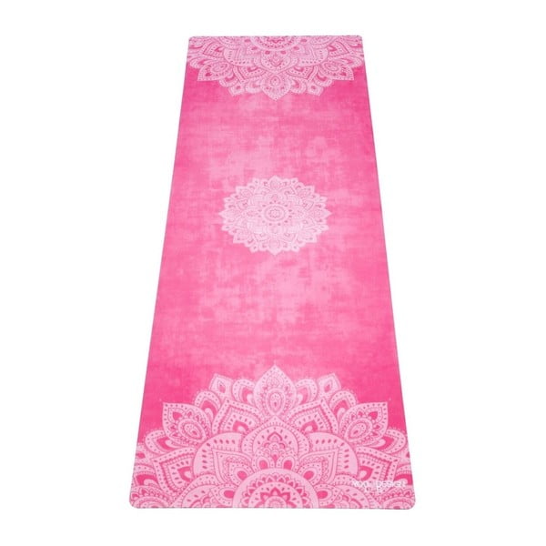 Růžová podložka na jógu Yoga Design Lab Mandala, 1,8 kg