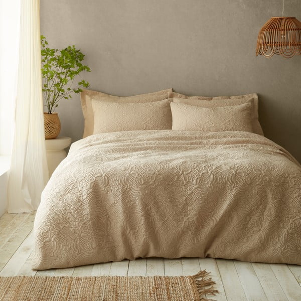 Бежово единично  спално бельо 135x200 cm Casablanca Pinsonic – Pineapple Elephant-image-1