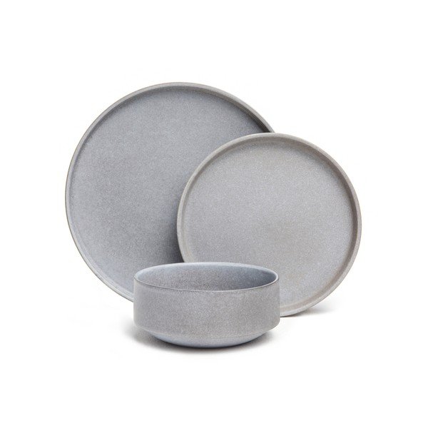 Керамичен сив комплект от 18 части Bonami selection Malia - Bonami Selection