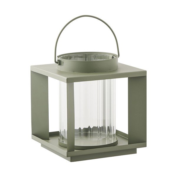 Метален/стъклен фенер (височина 20,5 cm) Lohals – House Nordic-image-3