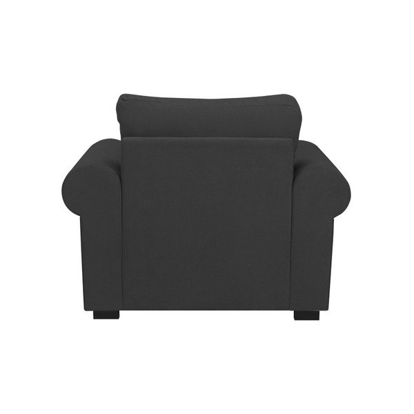 Tmavě šedé křeslo Windsor & Co Sofas Hermes-image-1