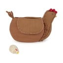 Кафява текстилна детска кошница за играчки 48x32x29 cm Chicken Toffee – Lorena Canals