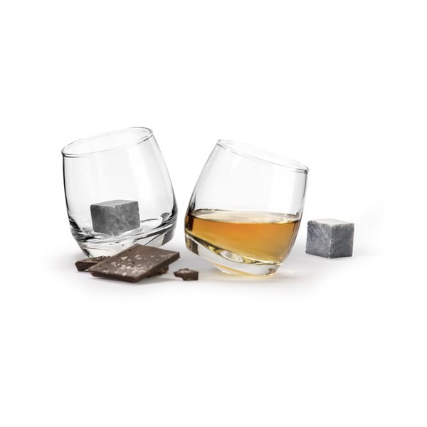 Комплект от 2 чаши за уиски с охлаждащи камъни Gentleman, 200 ml - Sagaform