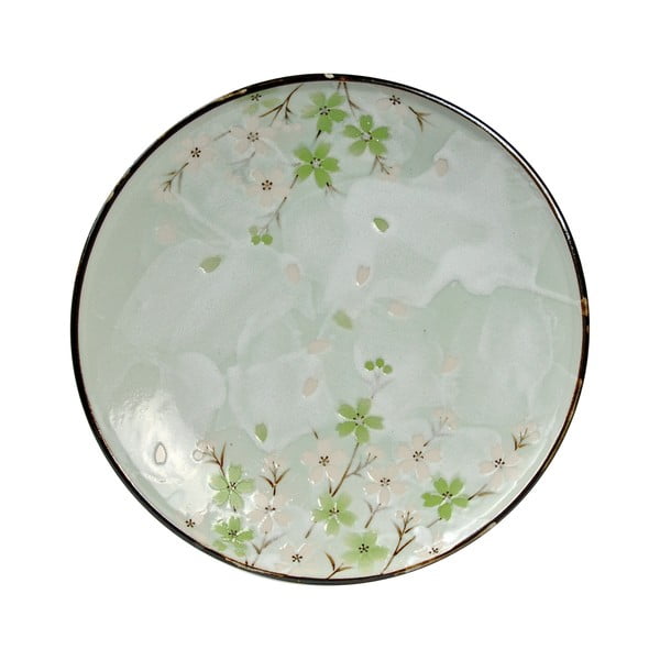Porcelánový talíř Tokyo Design Studio Green Cosmos, ø 19,5 cm