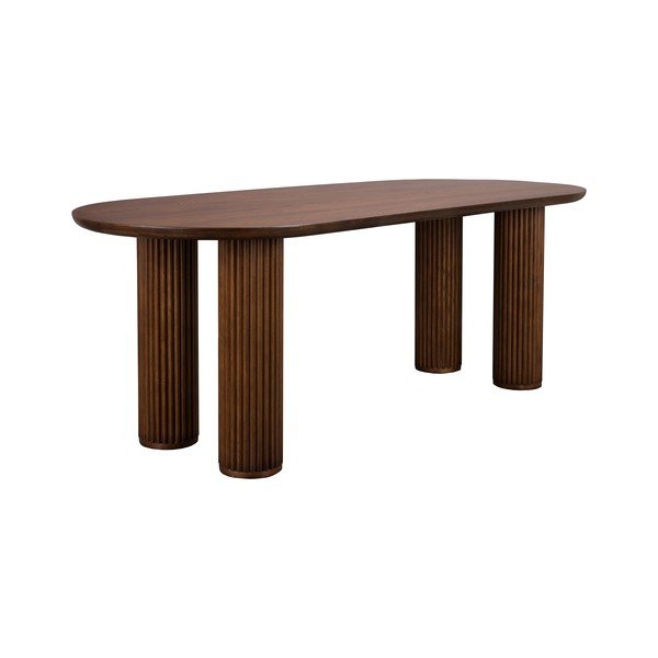 Трапезна маса от масивен дъб 90x220 cm Dean – Dutchbone-image-2