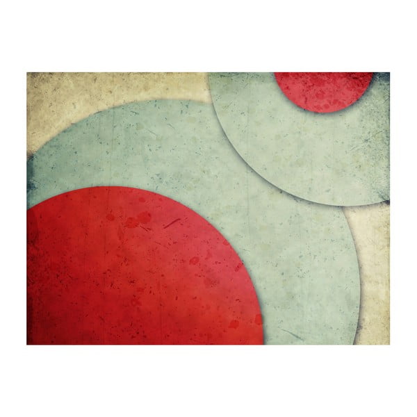 Широкоформатен тапет Ретро кръгове, 400 x 309 cm - Artgeist