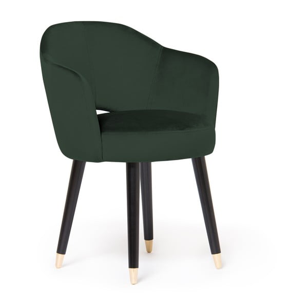 Sada 2 tmavě zelených židlí Vivonita Olivia