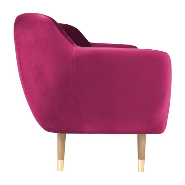 Růžová třímístná pohovka Mazzini Sofas Amelie-image-1