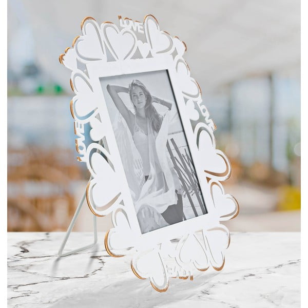 Бяла метална рамка за снимки , 25 x 27,7 cm - Mauro Ferretti-image-1