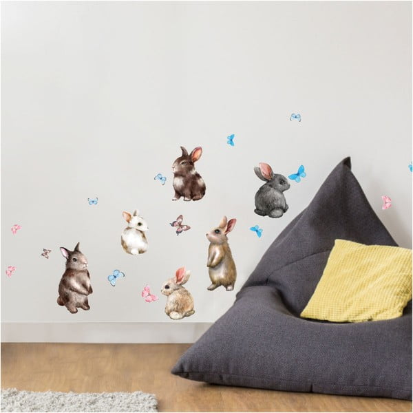 Стикери за стена Baby Rabbits - Ambiance-image-3