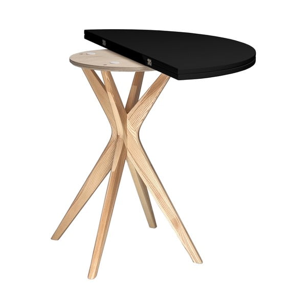 Кръгла сгъваема трапезна маса 65x90 cm Jubi – Ragaba-image-3