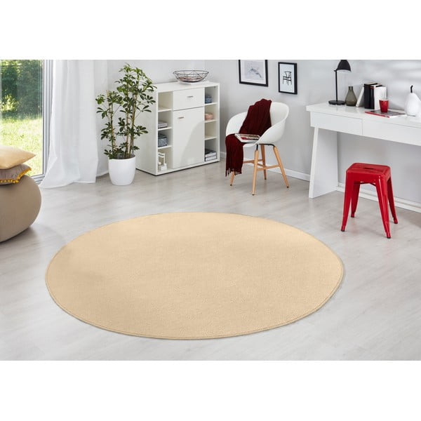 Бежов кръгъл килим ø 133 cm Fancy – Hanse Home-image-1