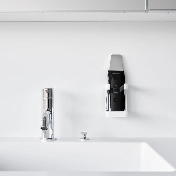 Бял метален държач за устройство за грижа за кожата Film Hook – YAMAZAKI-image-2