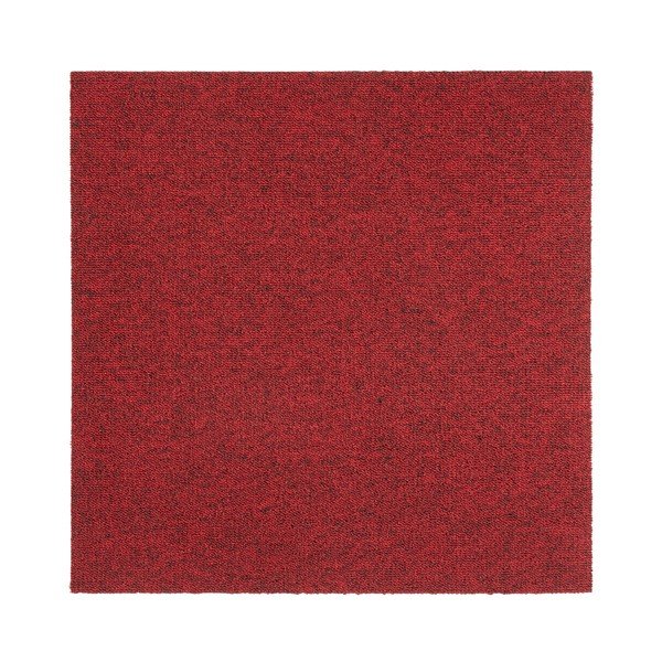 Комплект от 20 червени квадратчета за килим Easy, 50 x 50 cm - Hanse Home-image-1