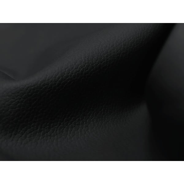 Черна табуретка  от изкуствена кожа Aloha – Makamii-image-4