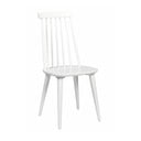 Бял трапезен стол от каучуково дърво Lotta - Rowico