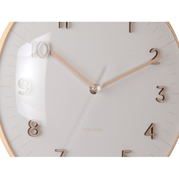 Стенен часовник ø 30 cm Esencia Dome – Karlsson-image-1