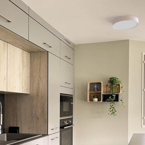 Бяла лампа за таван , ø 21,5 cm Linha - SULION-image-2