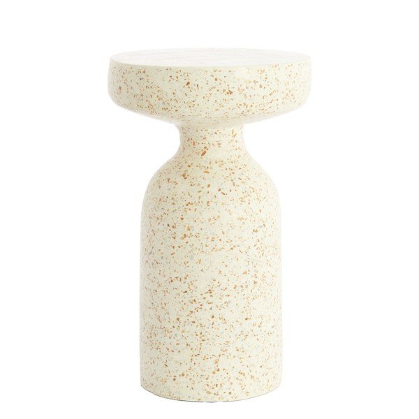 Кръгла странична масичка от terrazzo цимент ø 32 cm Moravit – Light & Living