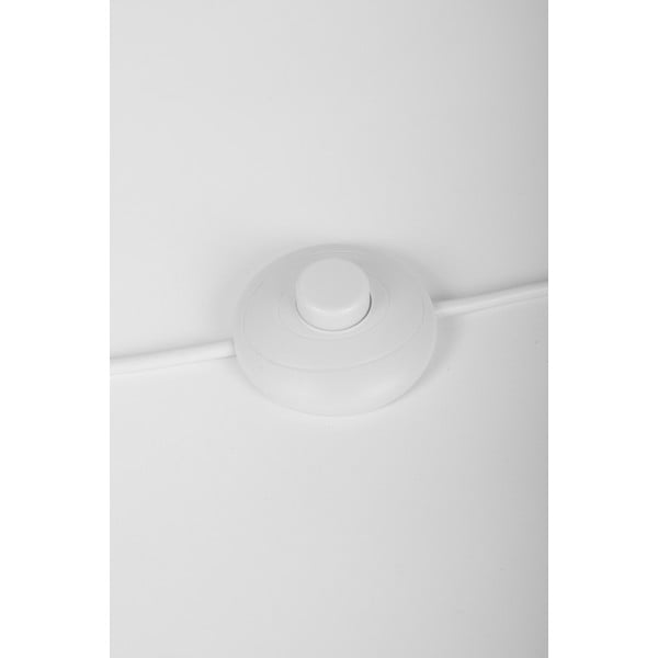 Подова лампа с бели метални крака и бежов абажур Kiki - Bonami Essentials-image-1