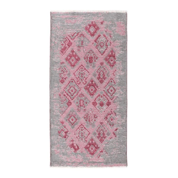 Růžovo-šedý oboustranný koberec Homemania Maleah, 77 x 150 cm