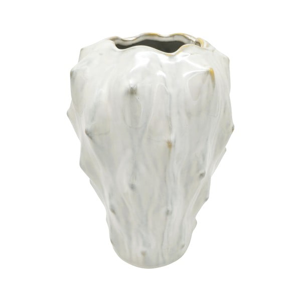 Бяла керамична ваза в цвят слонова кост, височина 23,5 cm Flora - PT LIVING