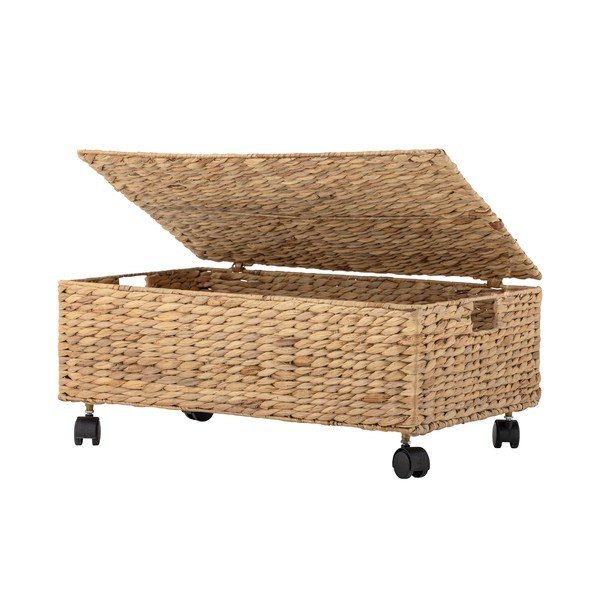 Детска кутия за съхранение от воден зюмбюл в естествен цвят 63x40x26 cm Nelas – Bloomingville Mini