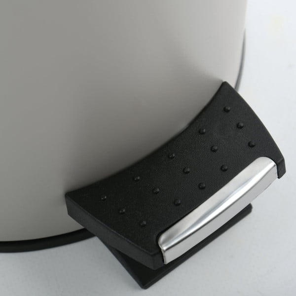 Кафяво-сиво стоманено кошче за боклук с педал 5 l   Adonis – Spirella-image-4