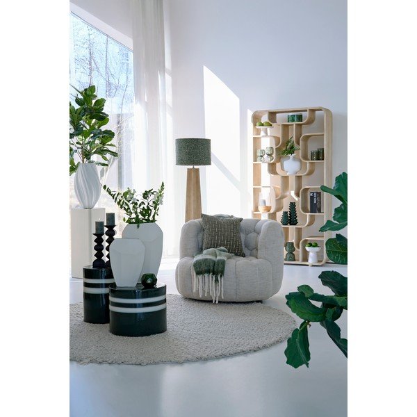 Стелаж от масивно манго в тъмно естествен цвят 100x200x30 cm Labare – Light & Living-image-1