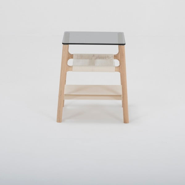 Сгъваема маса от масивна дъбова дървесина Fawn - Gazzda-image-2