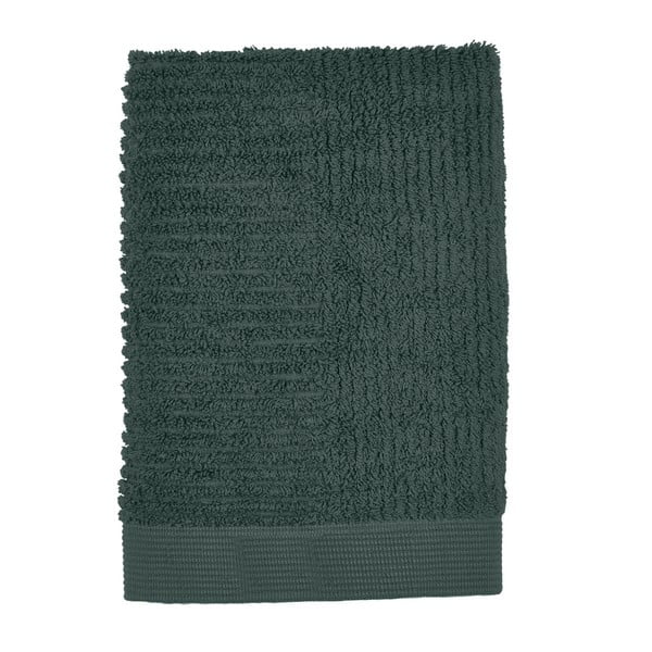 Тъмнозелена хавлиена кърпа , 50 x 70 cm Classic - Zone