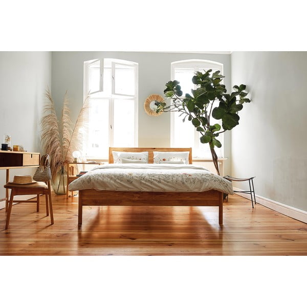 Дъбово двойно легло 160x200 cm Pola - The Beds-image-3