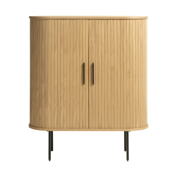 Шкаф от дъб в естествен цвят 100x118 cm Nola - Unique Furniture