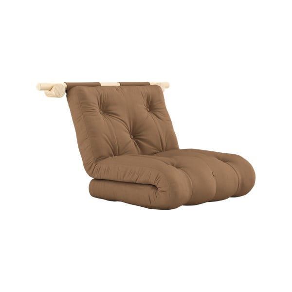 Кафяво кресло Hooked – Karup Design