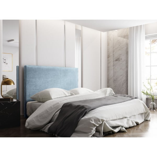 Светлосиня табла за легло 140x120 cm Natalia – Milo Casa-image-3