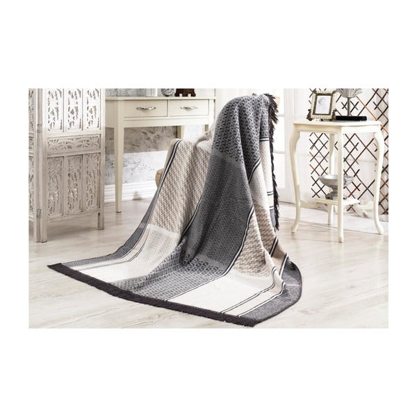Одеяло с памучна смес Aksu Albus, 152 x 127 cm - Armada