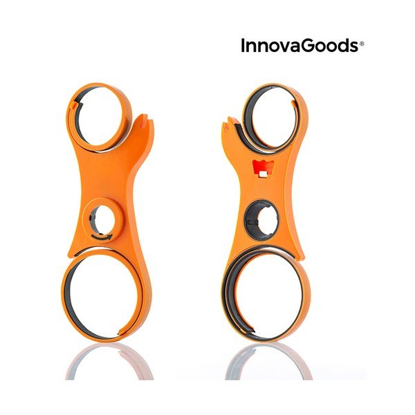 Мултифункционален нож за отваряне на контейнери 5 в 1 - InnovaGoods-image-2